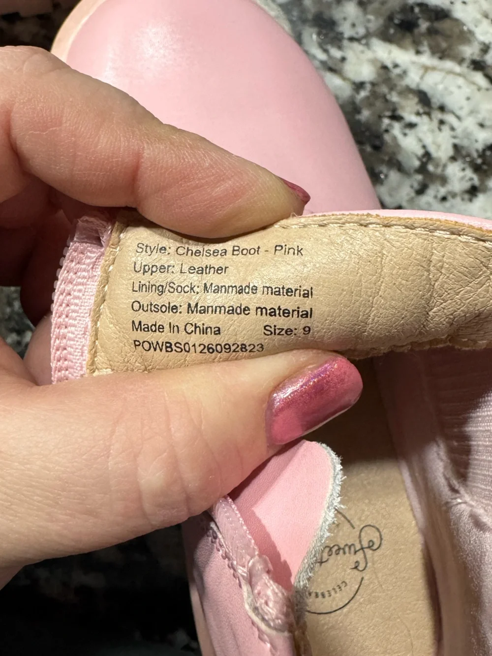 Sweet Honey Pink Chelsea Boots Girls Size 9 Genuine Leather